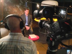 Interview with background in Stockholm Sweden